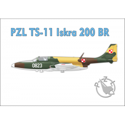 Magnes samolot PZL TS-11 Iskra 200 BR
